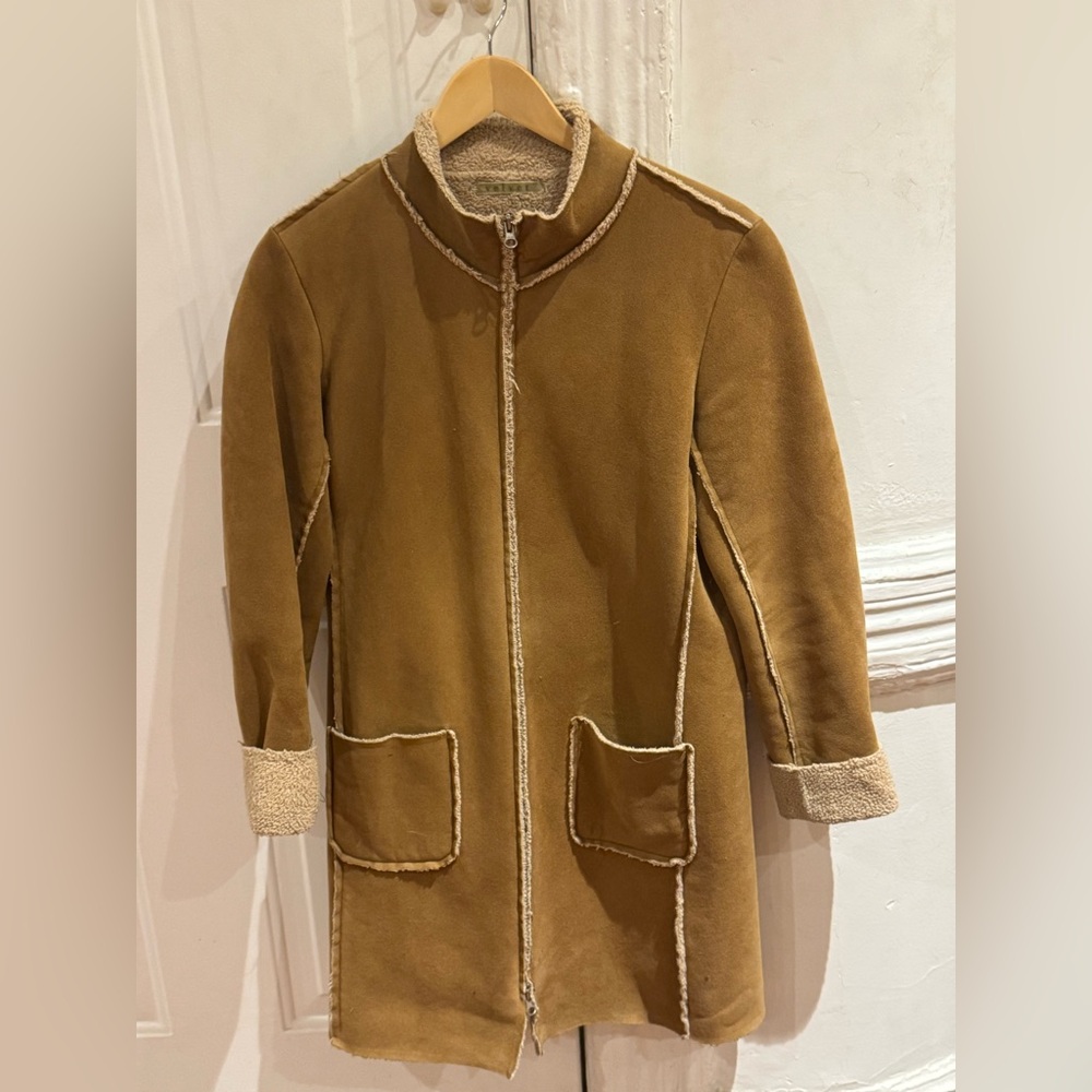 Beautiful faux suede coat.